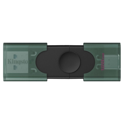 USB флеш Type-C 128 Гб Kingston DuoUSB 3.2 black green USB флеш Type-C 128 Гб Kingston DuoUSB 3.2 black green