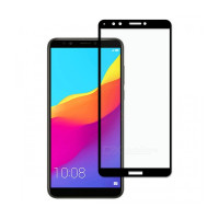 Захисне скло Glass Huawei Y7 2018 Full Glue black