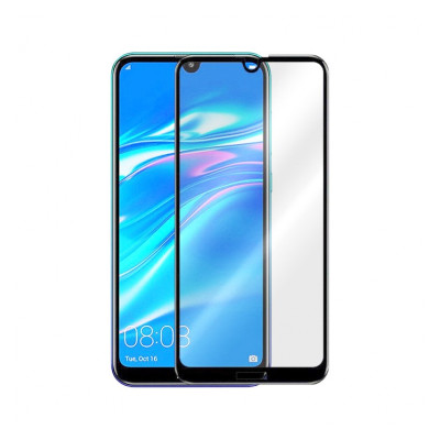 Захисне скло Glass Huawei Y7 2019, Y7 Pro 2019 Full Glue black