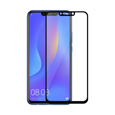 Захисне скло Glass Huawei P Smart Plus, Nova 3i Full Glue black