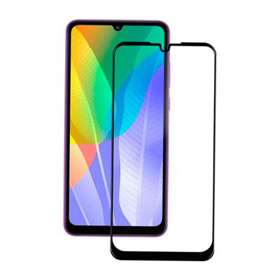 Захисне скло Glass Huawei Y6p, Honor 9A Full Glue black