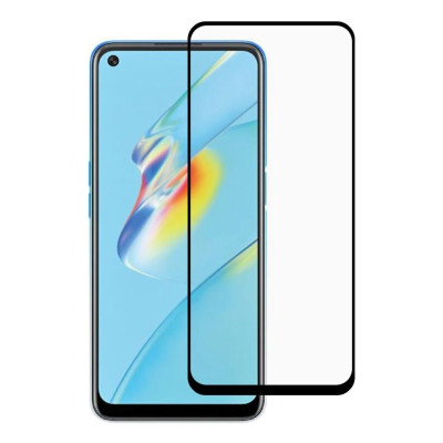 Захисне скло Glass Oppo A54, A55 Full Glue black