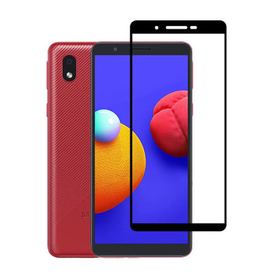 Захисне скло Glass Samsung A01 Core, A013, M01 Core Full Glue black