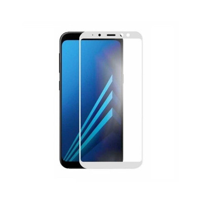 Захисне скло Glass Samsung A605, A6 Plus 2018 Full Glue white