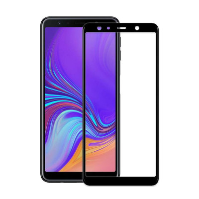 Захисне скло Glass Samsung A750 2018 Full Glue black