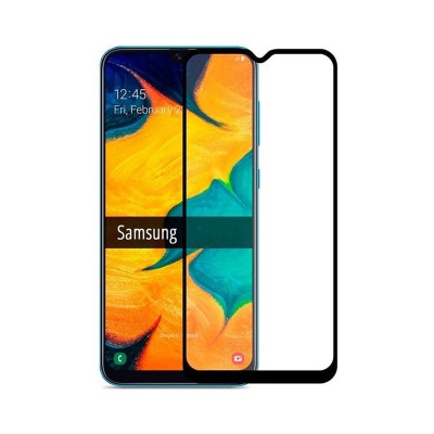 Захисне скло Glass Samsung A01, A015, M01 Full Glue black