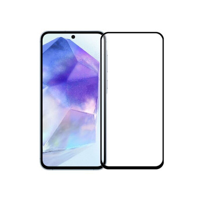 Захисне скло Glass Samsung A55, A556 Full Glue black