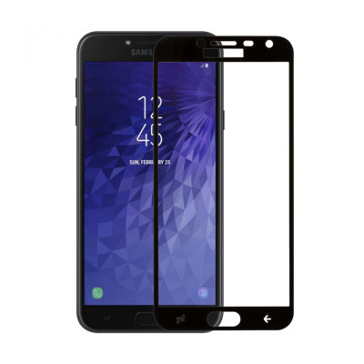 Захисне скло Glass Samsung J400 Galaxy J4 2018 Full Glue black
