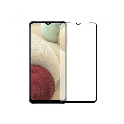 Захисне скло Glass Samsung M12, A12, A125, A02, M02 Full Glue black