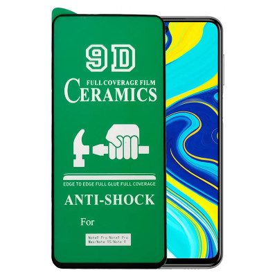 Захисна плівка Glass Xiaomi Redmi Note 9, Redmi 10X Ceramic black