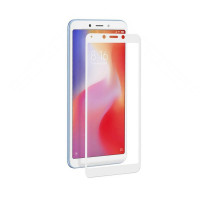 Захисне скло Glass Xiaomi Redmi 6, 6A Full Glue white