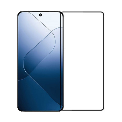 Захисне скло Glass Xiaomi Redmi Note 14 Pro Full Glue black