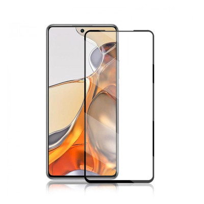 Захисне скло Glass Xiaomi 12T, 12T Pro Full Glue black