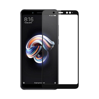 Захисне скло Glass Xiaomi Redmi Note 5, 5 Pro Full Glue black