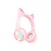 Навушники Bluetooth Borofone BO15 CAT Ear накладні pink