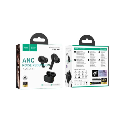 Навушники Bluetooth Hoco EQ9 Plus ANC 7h black