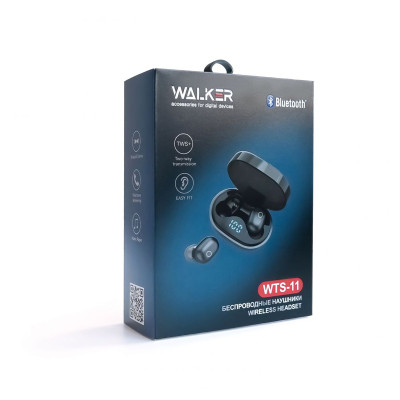 Навушники Bluetooth Walker WTS-11 black