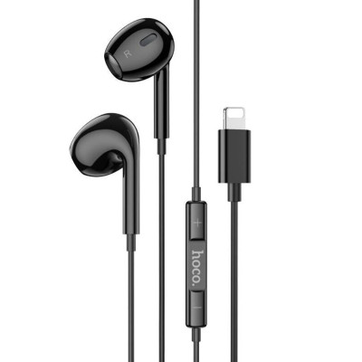 Навушники Hoco M111 з мікрофоном Lightning black