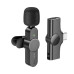Мікрофон петличний Borofone BFK12 Type-C black