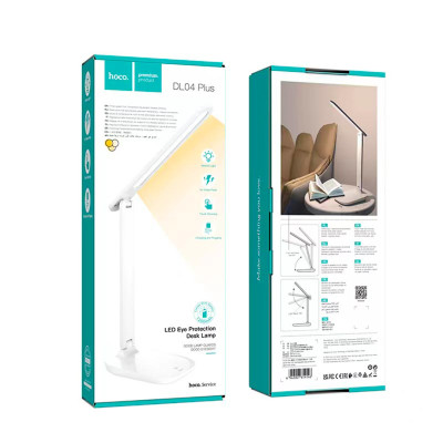 Лампа настільна акумуляторна Hoco DL04 Plus white