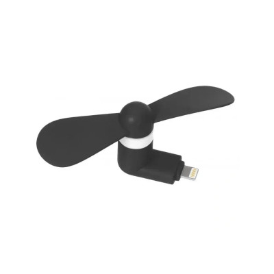 Портативний вентилятор Lightning black