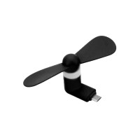 Портативний вентилятор microUSB black