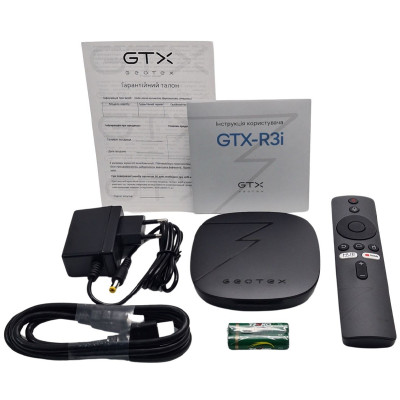 Смарт приставка Geotex GTX-R3i Lite 2/16 Smart Android TV black