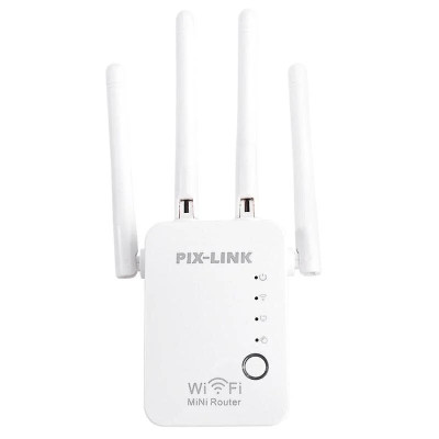 Ретранслятор Wi-Fi Pix-Link WR 16Q 300 Mbps white