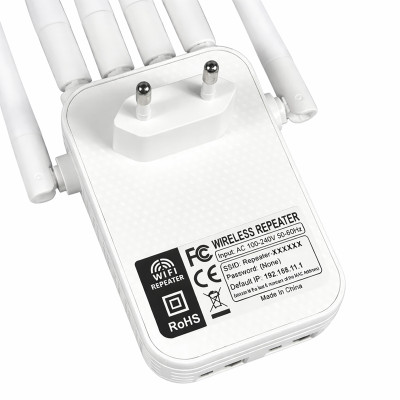 Ретранслятор Wi-Fi TRQ-7 AC1200, N300 1200 Mbps 2.4, 5.8GHz white