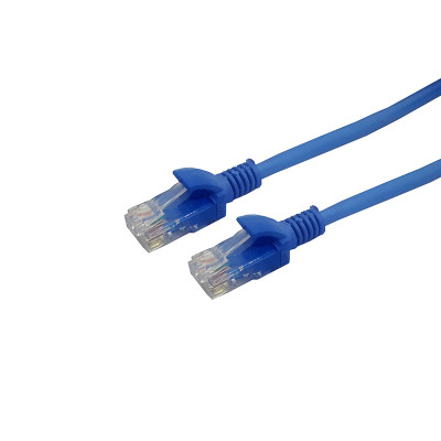 Патч-корд литий RJ45 1 метр blue