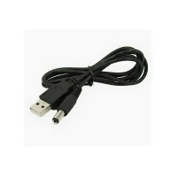 USB кабель для роутеру від павербанку 5 Вольт, 5,5x2.1мм black
