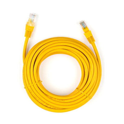 Патч-корд RJ45 Vinga UTPCat5e 5 метрів yellow