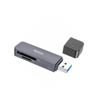 Картрідер microSD, SD, USB3.0 Hoco HB45 black