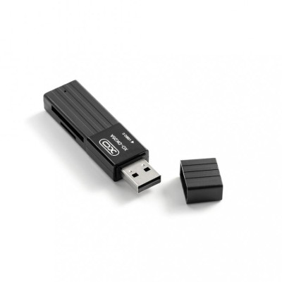 Картрідер microSD, SD 2in1 XO DK05A black