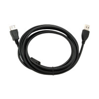 USB подовжувач папа-мама 2 метри black