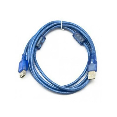 USB подовжувач папа-мама 1.8 метра blue