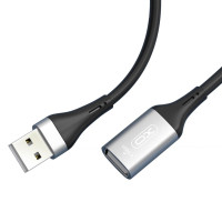 USB подовжувач папа-мама XO NB219 2 метри black