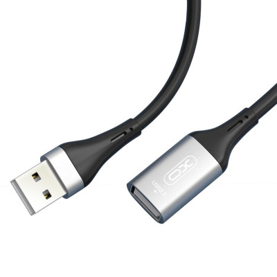 USB подовжувач папа-мама XO NB219 2 метри black