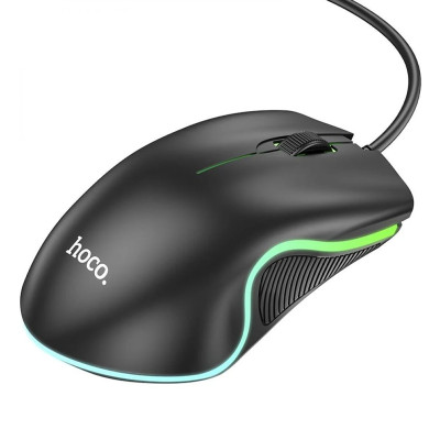 Миша дротова Hoco GM19 Led Gaming black