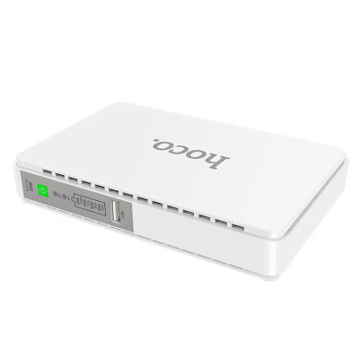 ДБЖ для роутерів Hoco DB25 Smart Mini UPS 8800 mAh 5, 9, 12В white