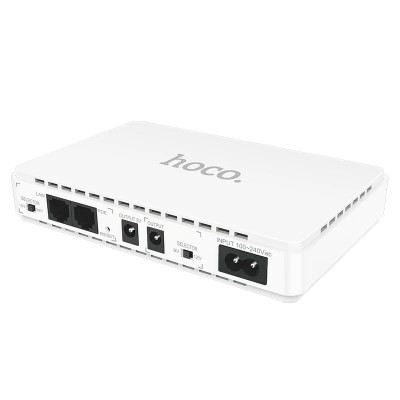 ДБЖ для роутерів Hoco DB25 Smart Mini UPS 8800 mAh 5, 9, 12В white