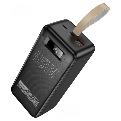 Зовнішній акумулятор Hoco DB82 65W 40000 mAh black