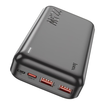 Зовнішній акумулятор Hoco J101A QC3.0 PD 20W QC 22.5W 20000 mAh black