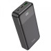 Зовнішній акумулятор Hoco J102A QC3.0 PD 20W LCD 20000 mAh black
