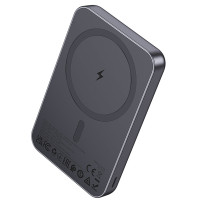 Зовнішній акумулятор Hoco J160 5000 mAh PD 20W QC 3.0 wireless charger black