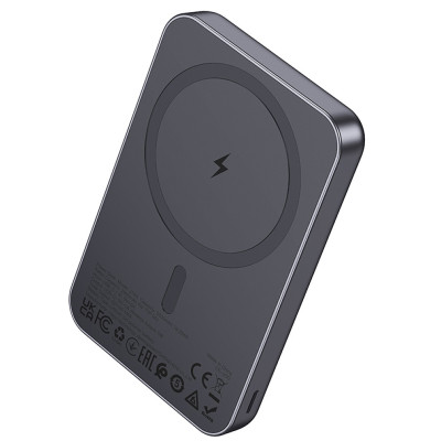 Зовнішній акумулятор Hoco J160 5000 mAh PD 20W QC 3.0 wireless charger black