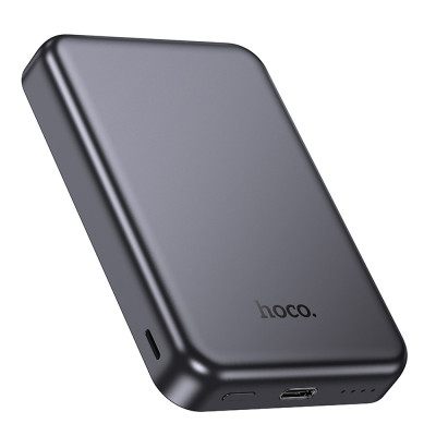 Зовнішній акумулятор Hoco J160 5000 mAh PD 20W QC 3.0 wireless charger black