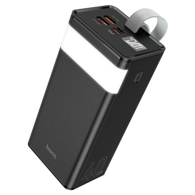 Зовнішній акумулятор Hoco J86 QC3.0 PD 20W LED 40000 mAh black
