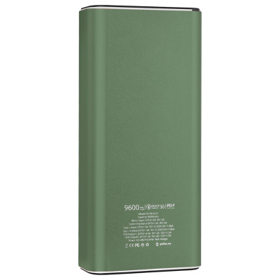 Зовнішній акумулятор Gelius Pro Coolmini 2 GP-PB10-211 QC 3.0 9600 mAh green