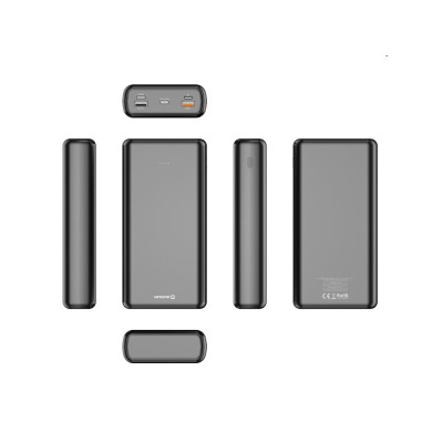 Зовнішній акумулятор Swissten Power Line 30000 mAh black